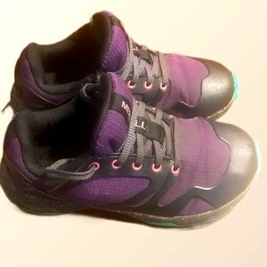 Merrell Altalight Low Little Kids Hiking Trail Shoes Acai Purple/Green Sz 12.5